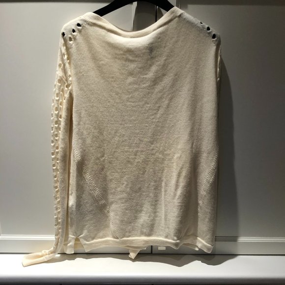Cream Wool Sweater - The Kooples- AUTHENTIC - Picture 3 of 5